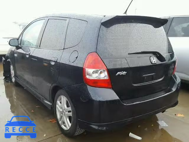 2008 HONDA FIT SPORT JHMGD38628S052385 зображення 2