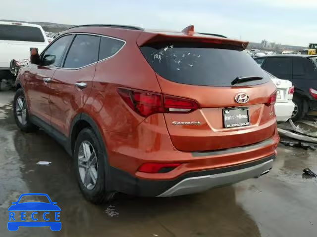 2017 HYUNDAI SANTA FE S 5XYZU3LB0HG450540 зображення 2