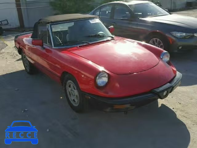 1986 ALFA ROMEO SPIDER VEL ZARBA5419G1038357 зображення 0