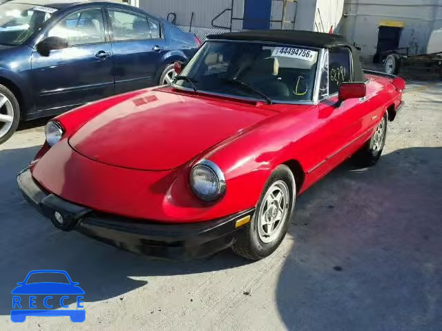 1986 ALFA ROMEO SPIDER VEL ZARBA5419G1038357 image 1