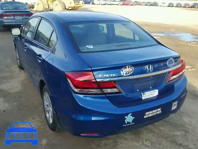 2013 HONDA CIVIC LX 2HGFB2F50DH549607 зображення 2