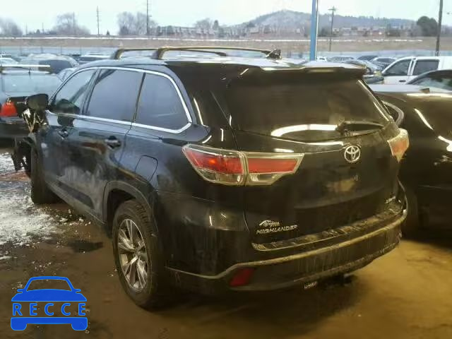 2016 TOYOTA HIGHLANDER 5TDBKRFH0GS249961 image 2