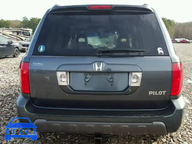 2005 HONDA PILOT EXL 5FNYF18575B011920 image 9