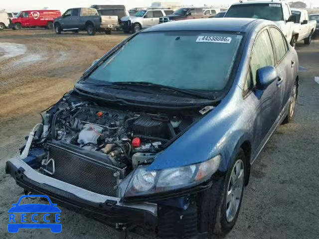 2011 HONDA CIVIC LX 2HGFA1F5XBH522098 зображення 1