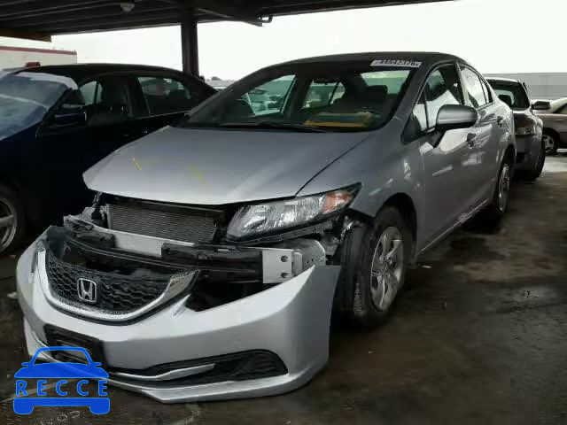 2014 HONDA CIVIC LX 19XFB2F53EE246624 image 1