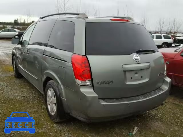2005 NISSAN QUEST S/SE 5N1BV28U25N114259 image 2