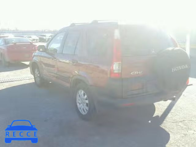 2006 HONDA CR-V EX JHLRD78866C011996 image 2