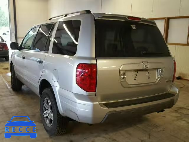 2005 HONDA PILOT EXL 2HKYF185X5H537539 image 2