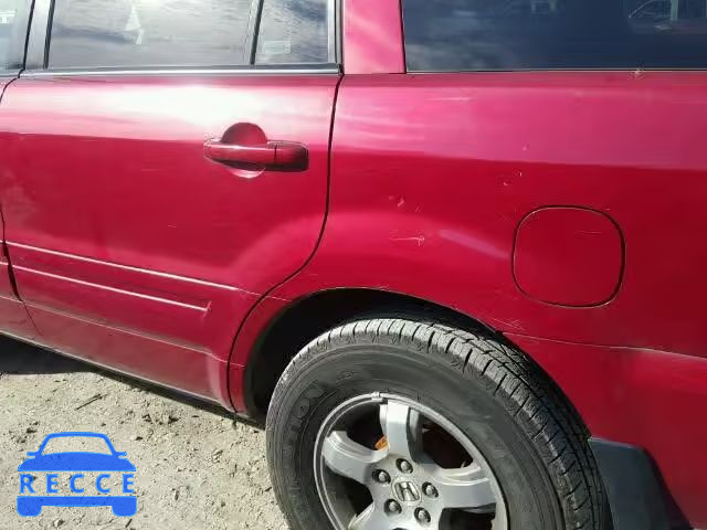 2006 HONDA PILOT EX 5FNYF18606B007377 зображення 9