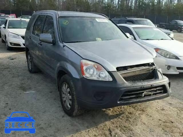 2006 HONDA CR-V EX SHSRD78806U412680 зображення 0