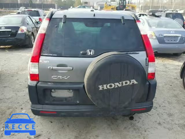 2006 HONDA CR-V EX SHSRD78806U412680 зображення 9