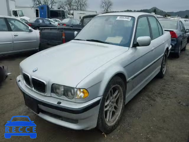2001 BMW 740I AUTOMATIC WBAGG83411DN88456 зображення 1