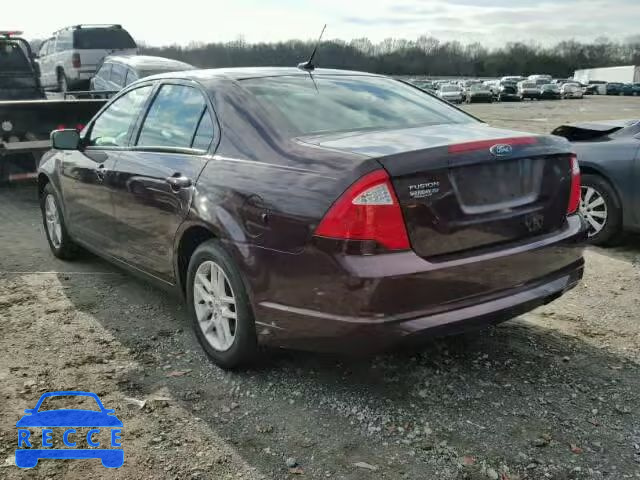 2012 FORD FUSION S 3FAHP0GA1CR253772 image 2