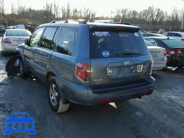 2007 HONDA PILOT EXL 5FNYF28787B025612 зображення 2