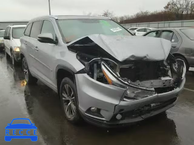 2016 TOYOTA HIGHLANDER 5TDJKRFH8GS238766 зображення 0