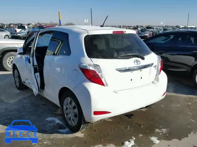 2014 TOYOTA YARIS JTDJTUD32ED579838 image 2