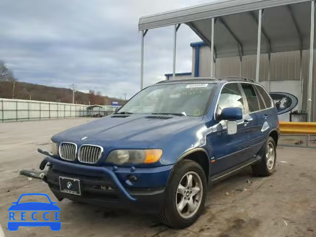 2001 BMW X5 4.4I WBAFB33501LH10304 зображення 1