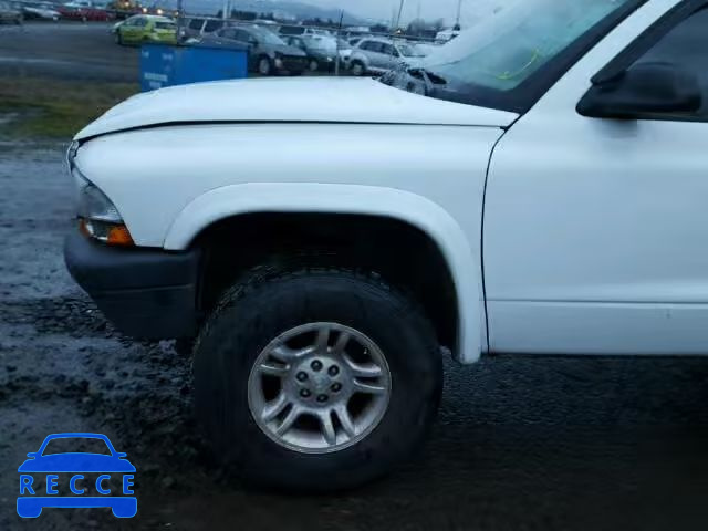 2003 DODGE DAKOTA SXT 1D7GG16X03S128323 image 9