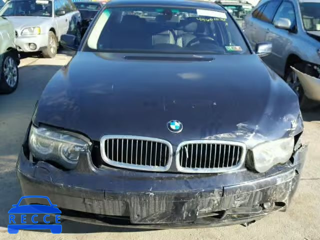 2004 BMW 745I WBAGL63404DP69956 зображення 6