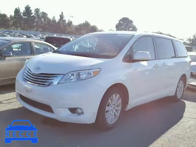 2011 TOYOTA SIENNA XLE 5TDDK3DC5BS008418 зображення 1