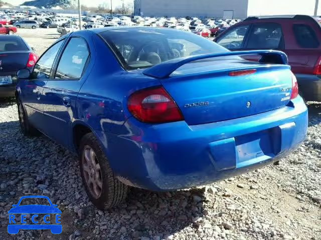 2005 DODGE NEON SXT 1B3ES56C45D145011 Bild 2