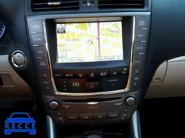 2012 LEXUS IS 250 JTHBF5C28C5159761 image 8