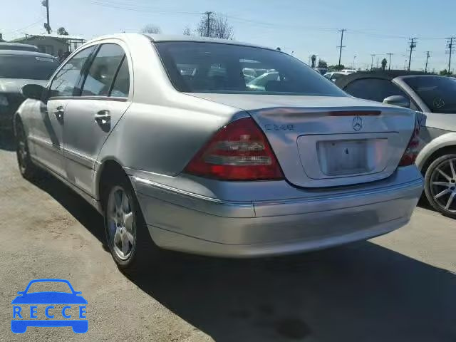 2004 MERCEDES-BENZ C240 WDBRF61J84F451632 зображення 2