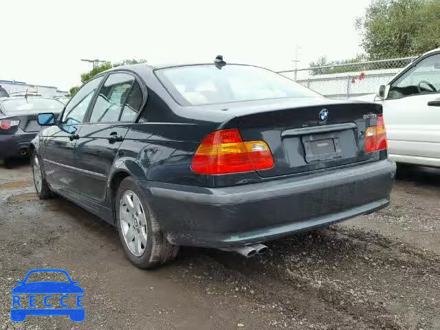 2002 BMW 325I WBAET37492NG79439 image 2