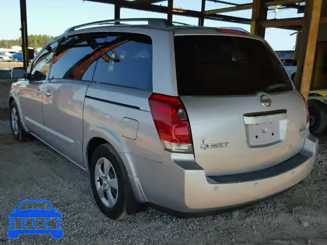 2007 NISSAN QUEST S/SE 5N1BV28U17N121125 image 2