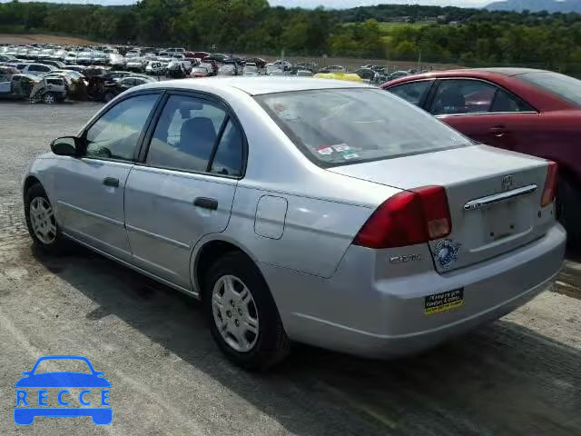 2001 HONDA CIVIC LX 2HGES16541H597791 image 2
