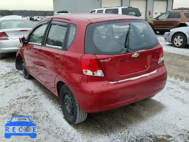 2008 CHEVROLET AVEO/LS KL1TD666X8B116720 зображення 2