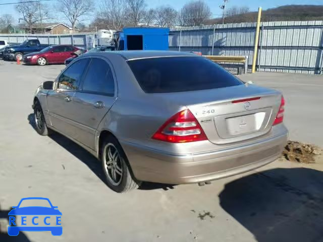 2004 MERCEDES-BENZ C240 WDBRF61J14A637719 зображення 2