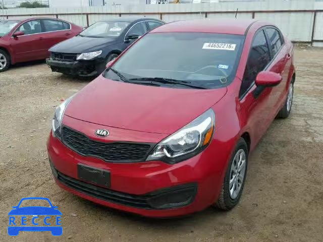 2014 KIA RIO LX KNADM4A30E6406058 image 1
