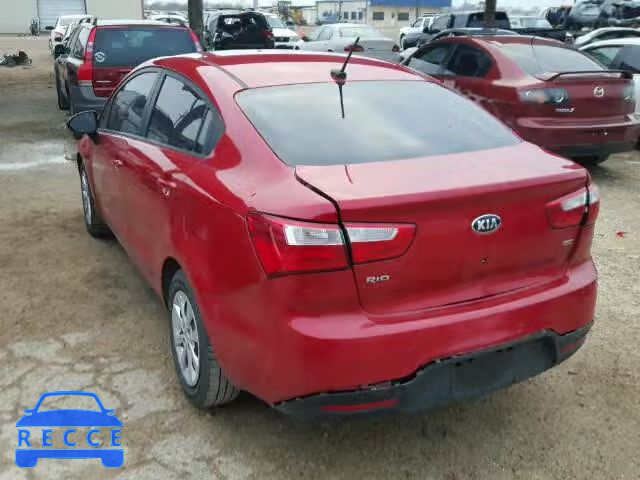 2014 KIA RIO LX KNADM4A30E6406058 image 2