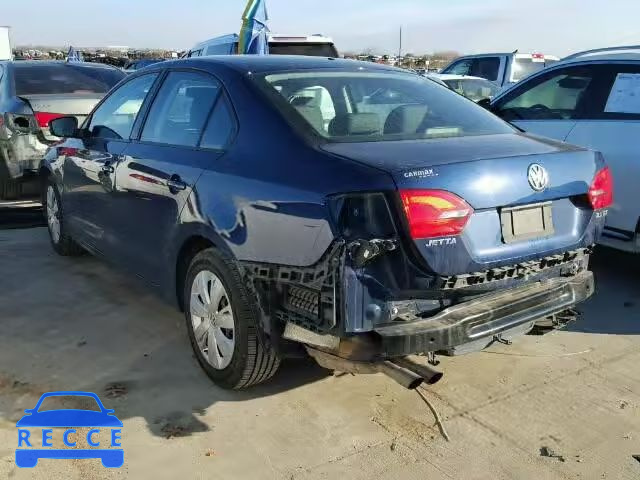 2011 VOLKSWAGEN JETTA SE 3VWDX7AJ0BM071631 image 2