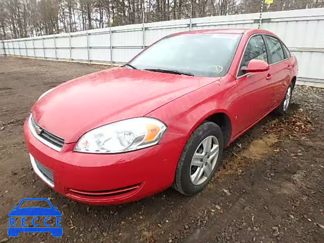 2008 CHEVROLET IMPALA LS 2G1WB58K081203213 image 1