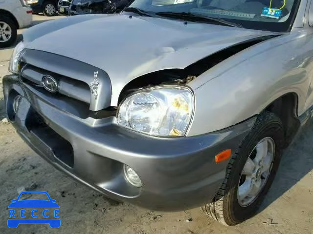 2005 HYUNDAI SANTA FE G KM8SC73E85U855735 зображення 9