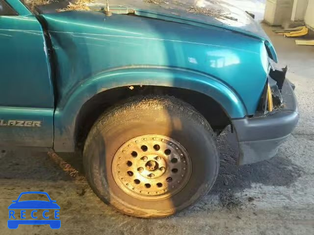 1996 CHEVROLET BLAZER 1GNDT13W7T2260085 зображення 9