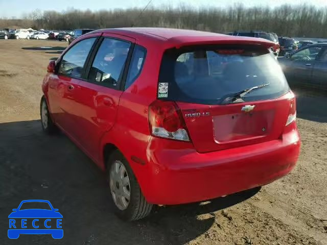 2005 CHEVROLET AVEO/LS KL1TD62645B317935 image 2