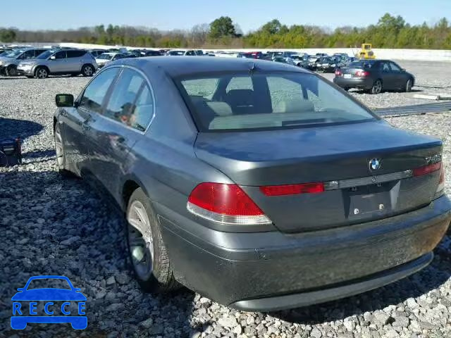 2002 BMW 745I WBAGL63442DP59444 Bild 2