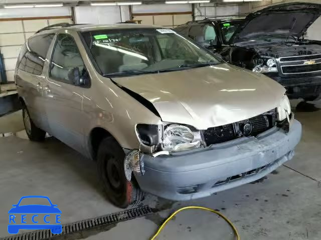 2001 TOYOTA SIENNA LE/ 4T3ZF13CX1U389244 зображення 0