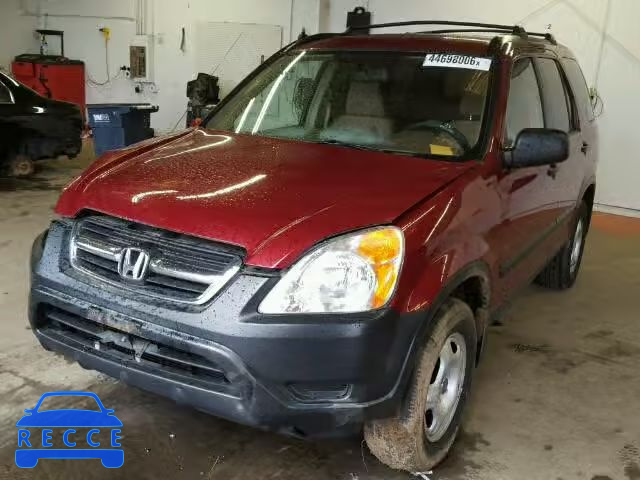 2004 HONDA CR-V LX JHLRD684X4C009589 image 1