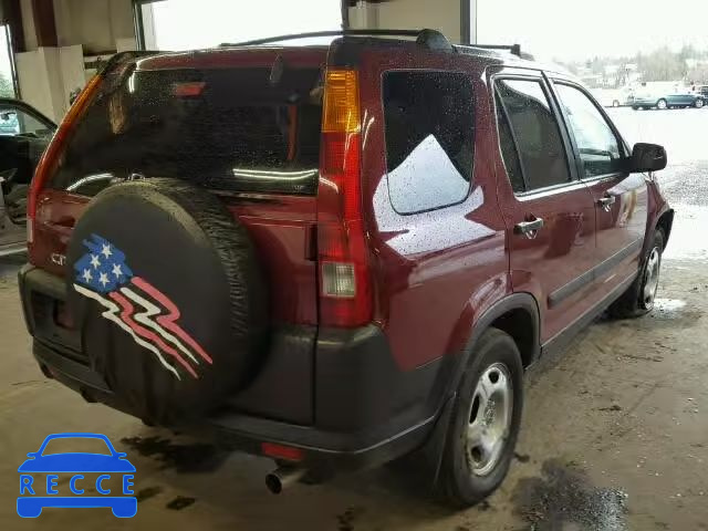 2004 HONDA CR-V LX JHLRD684X4C009589 зображення 3