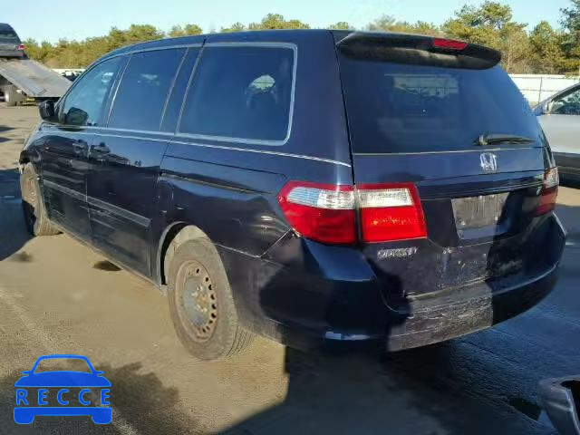 2007 HONDA ODYSSEY LX 5FNRL38237B034953 image 2