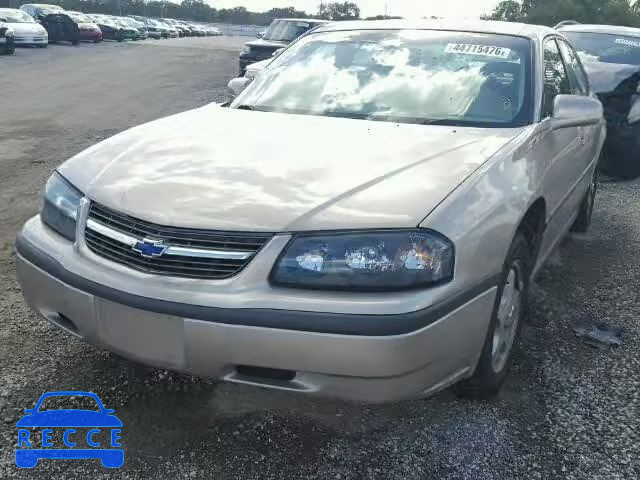 2003 CHEVROLET IMPALA 2G1WF52K939411890 зображення 1