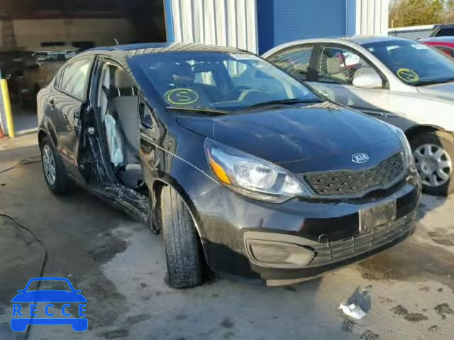 2014 KIA RIO LX KNADM4A38E6360673 image 0