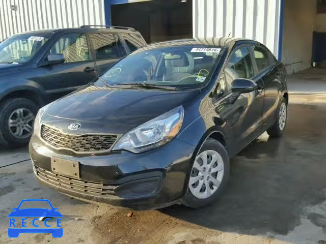 2014 KIA RIO LX KNADM4A38E6360673 image 1