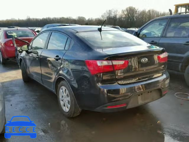 2014 KIA RIO LX KNADM4A38E6360673 image 2