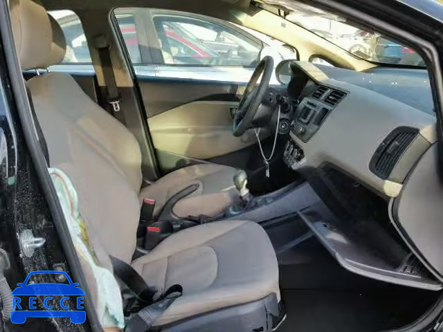 2014 KIA RIO LX KNADM4A38E6360673 image 4