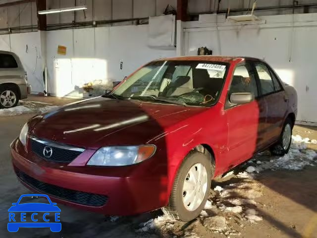 2001 MAZDA PROTEGE DX JM1BJ222510442953 зображення 1